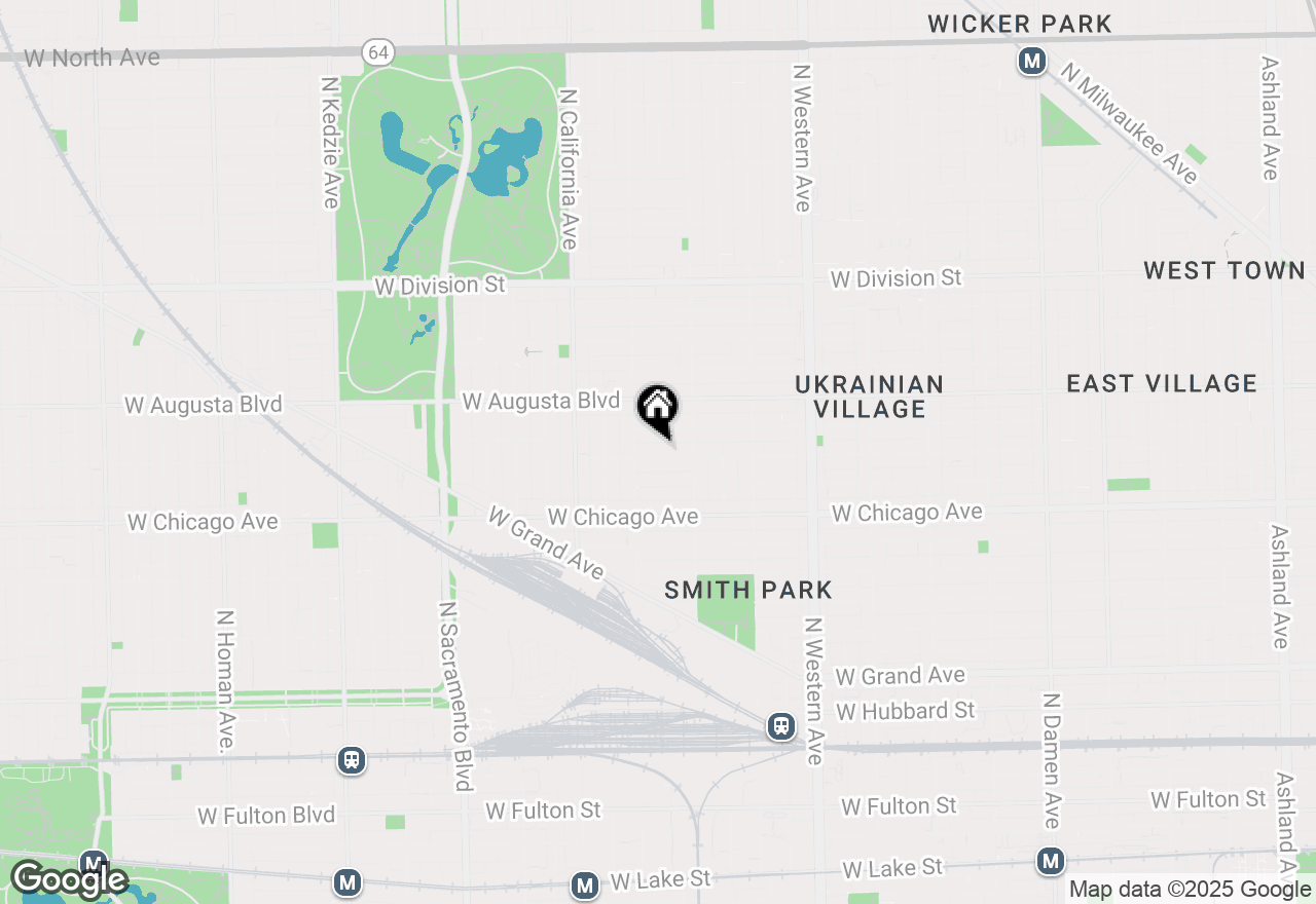 Map of 2634 W Iowa Street #4, Chicago, IL 60622