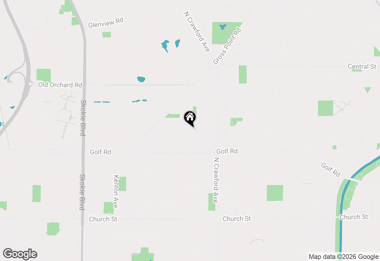 Map of 9714 Kedvale Avenue, Skokie, IL 60076