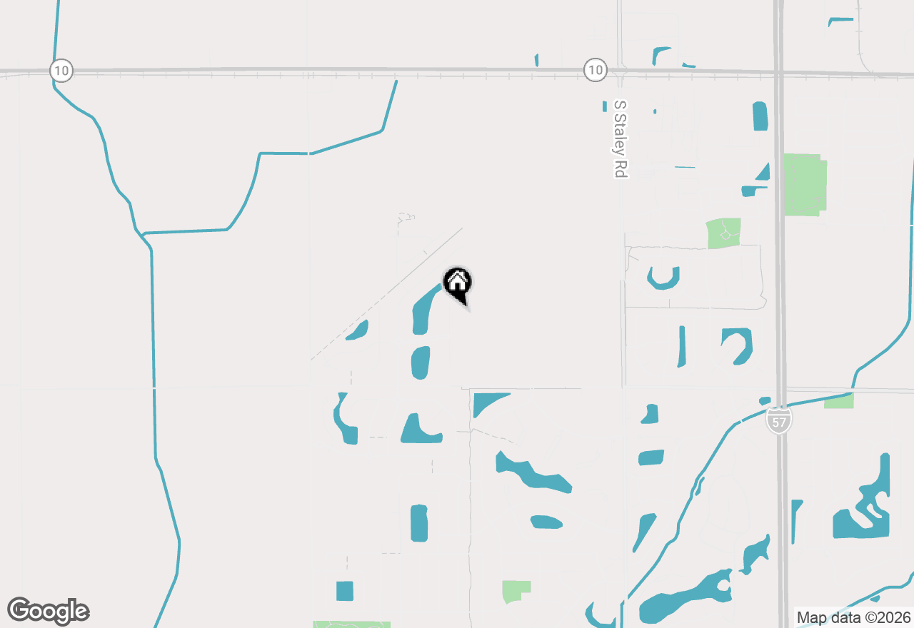Map of 1404 Wyndemere Point Drive, Champaign, IL 61822