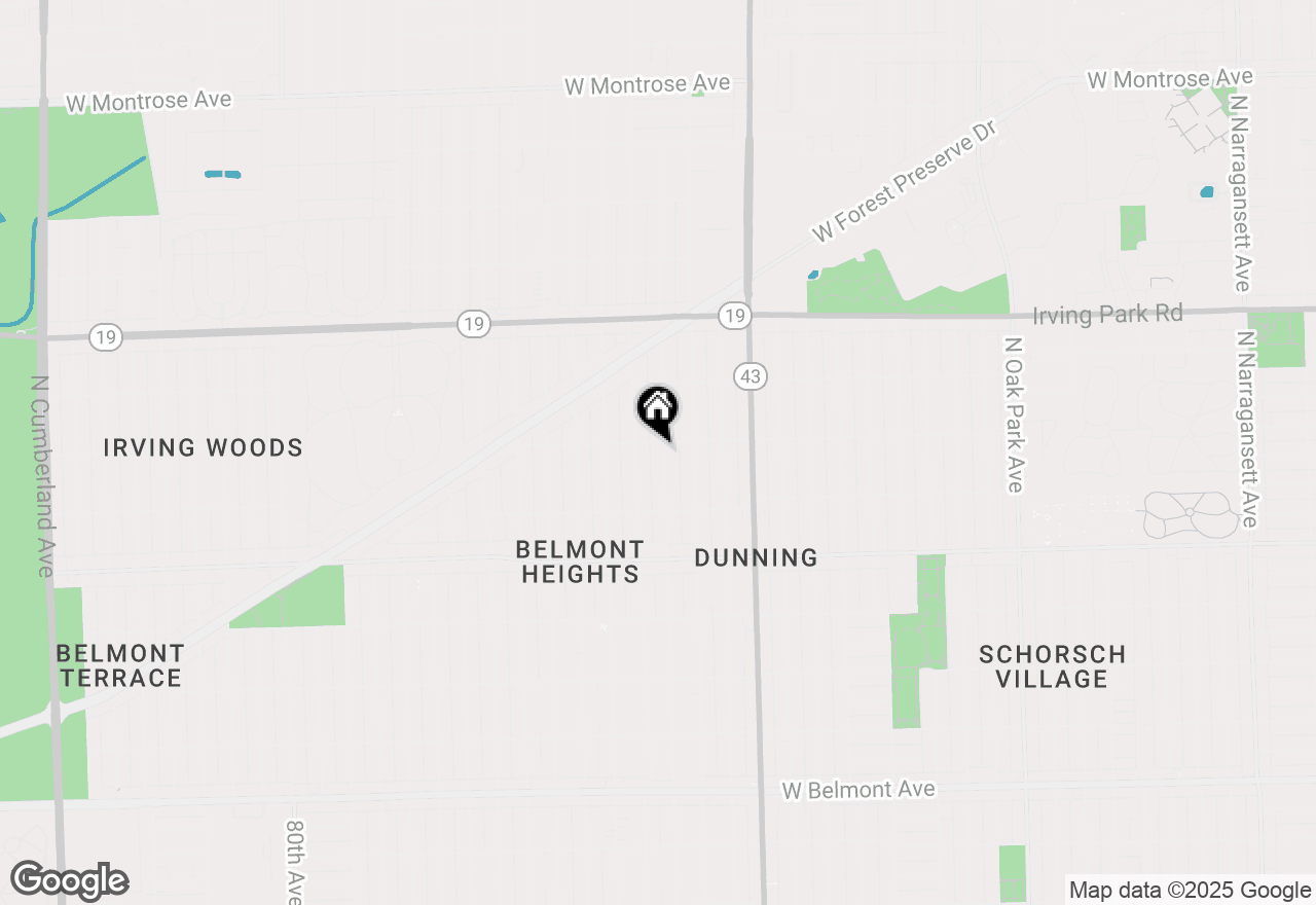 Map of 3762 N Odell Avenue, Chicago, IL 60634