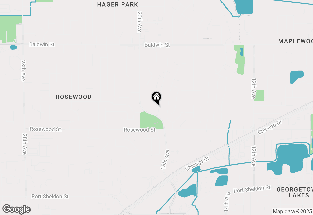 Map of 7153 Keystone Court, Jenison, MI 49428