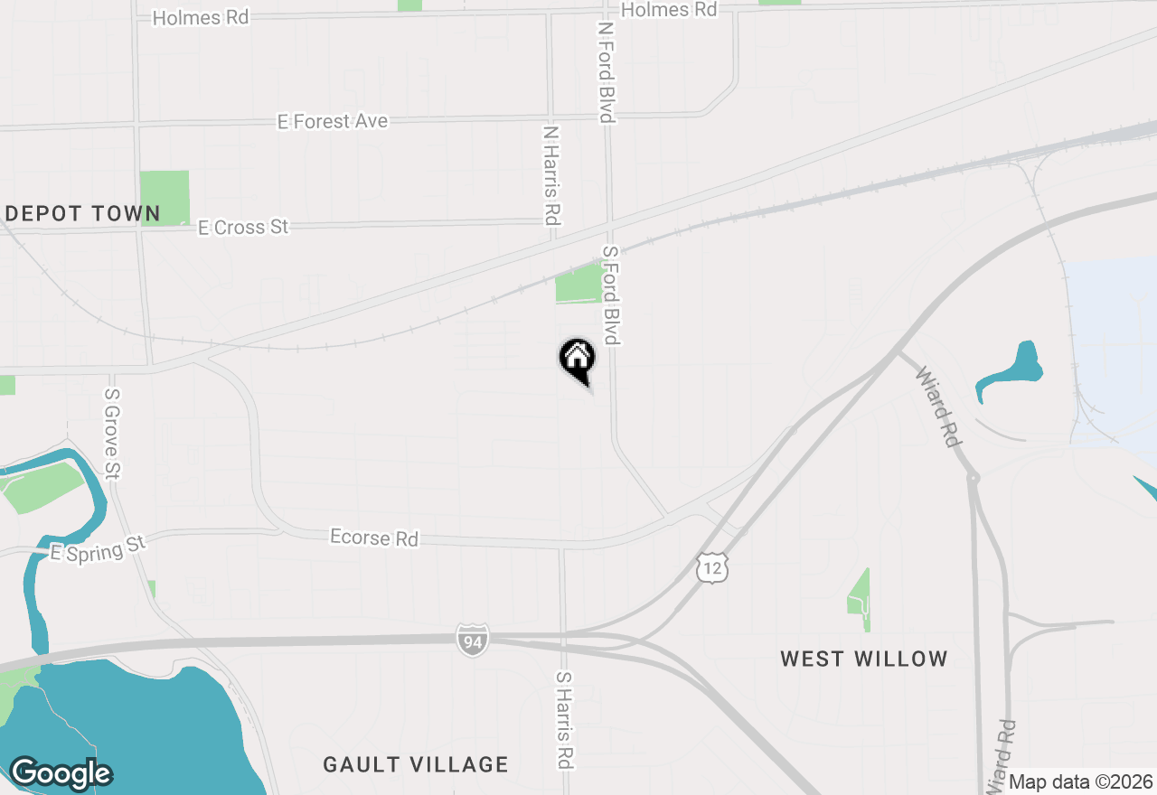 Map of 265 S Harris Road #BLDG B, STE 201, Ypsilanti, MI 48198