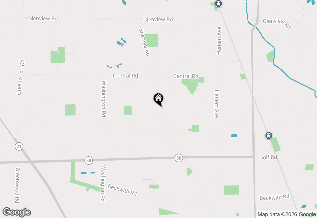 Map of 2309 Malik Court, Glenview, IL 60025