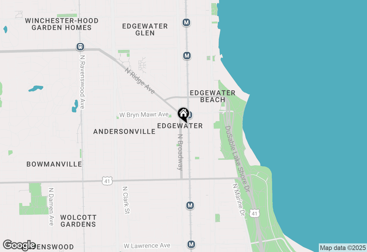 Map of 5515 N Broadway Street #2, Chicago, IL 60640