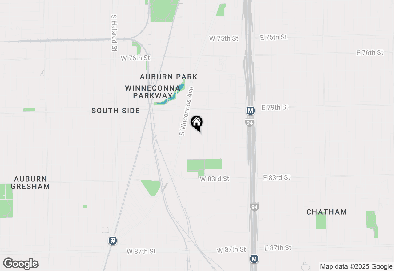 Map of 8031 S Harvard Avenue, Chicago, IL 60620