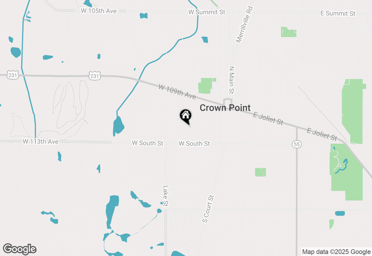Map of 5 Walnut Parkway, Crown Point, IN 46307