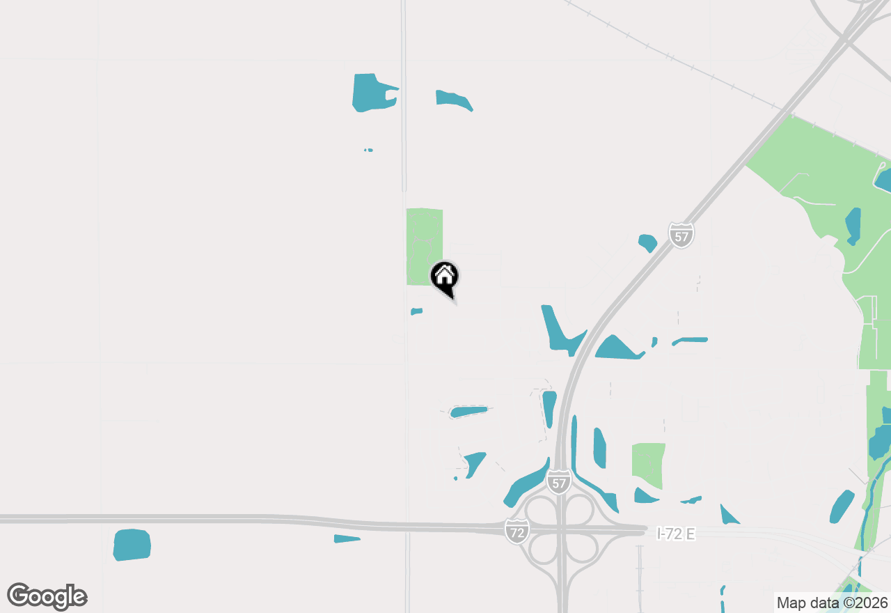 Map of 1407 Peppermill Lane, Champaign, IL 61822