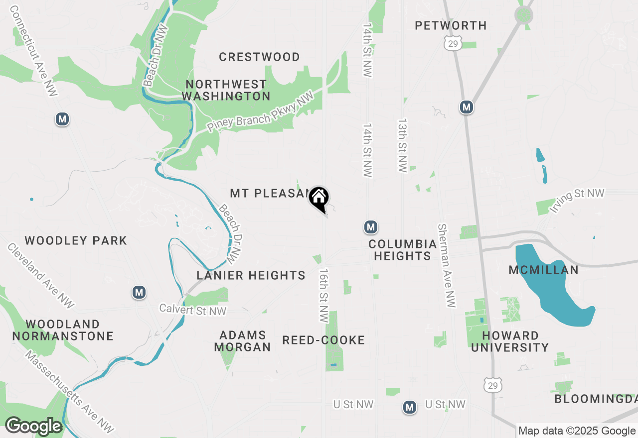 Map of 3126 16th Street Nw #7, Washington, DC 20010