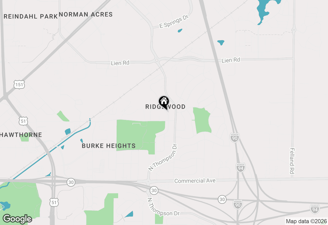 Map of 1120/1122 Artisan Drive, Madison, WI 53704