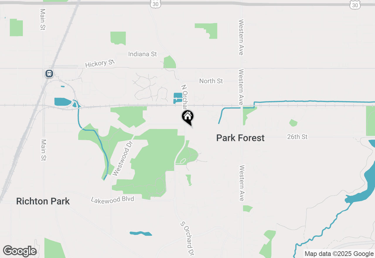 Map of 87 N Orchard Drive, Park Forest, IL 60466