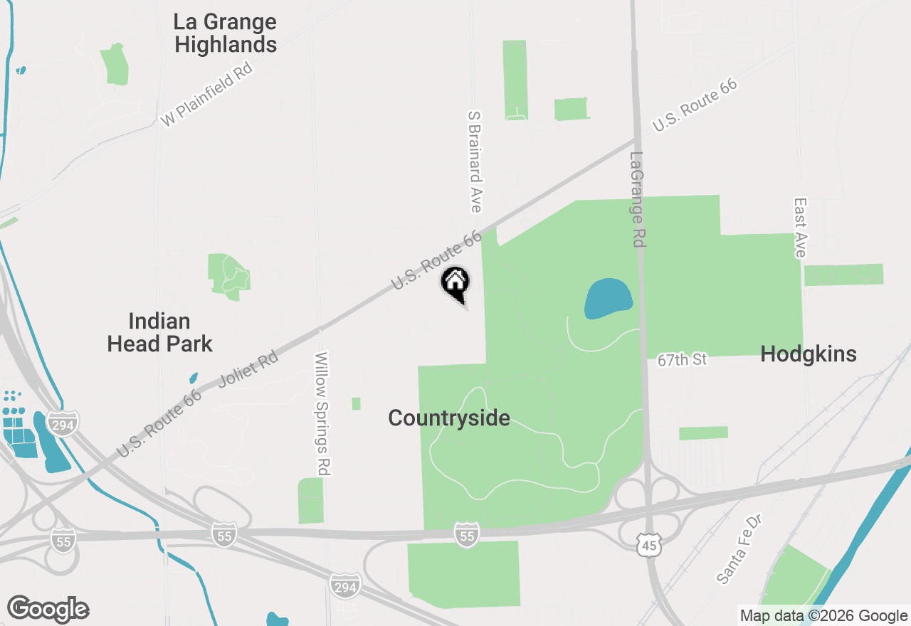 Map of 6630 S Brainard Avenue #112, Countryside, IL 60525