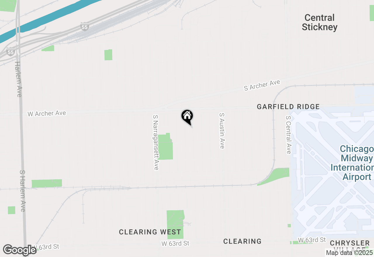 Map of 5606 S Melvina Avenue, Chicago, IL 60638