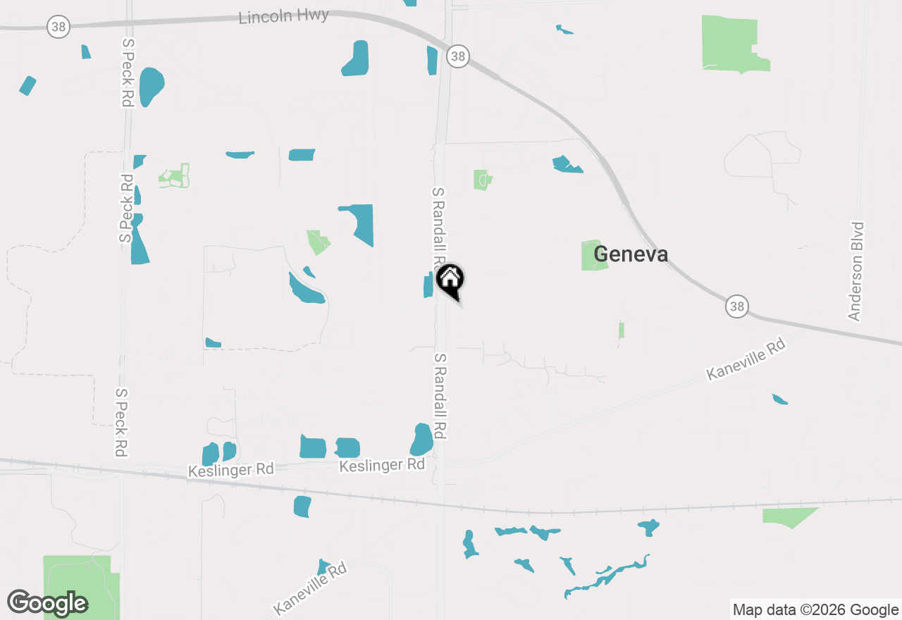 Map of 110 N Cambridge Drive, Geneva, IL 60134