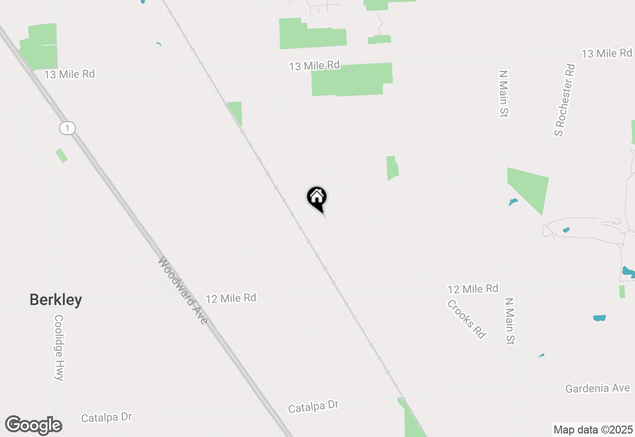 Map of 1424 Smith Avenue, Royal Oak, MI 48073