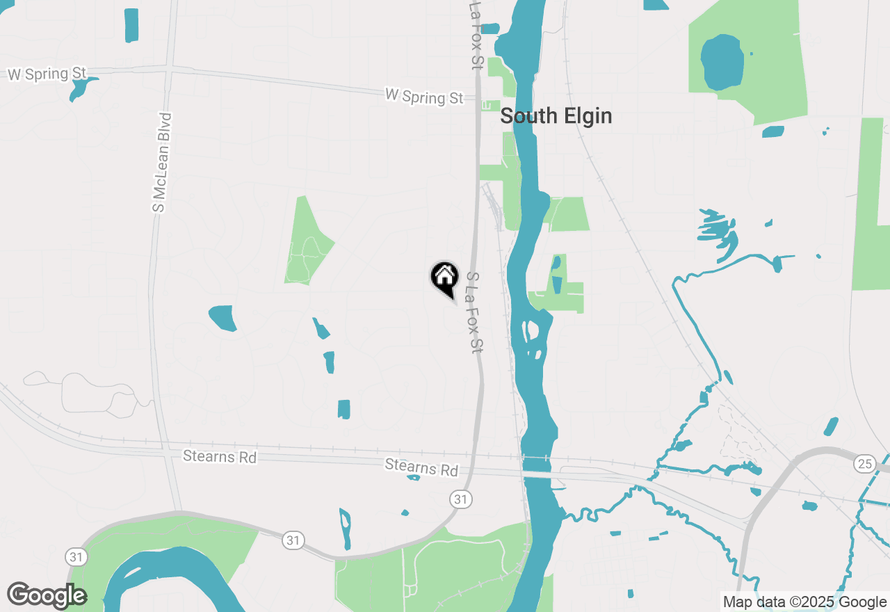Map of 280 Woodridge Circle #E, South Elgin, IL 60177
