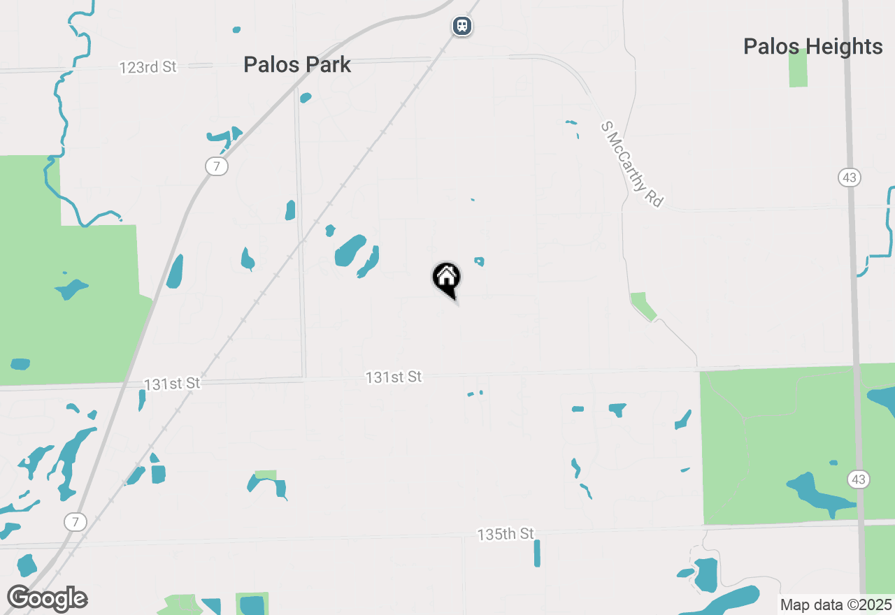 Map of 12905 S 82nd Court, Palos Park, IL 60464