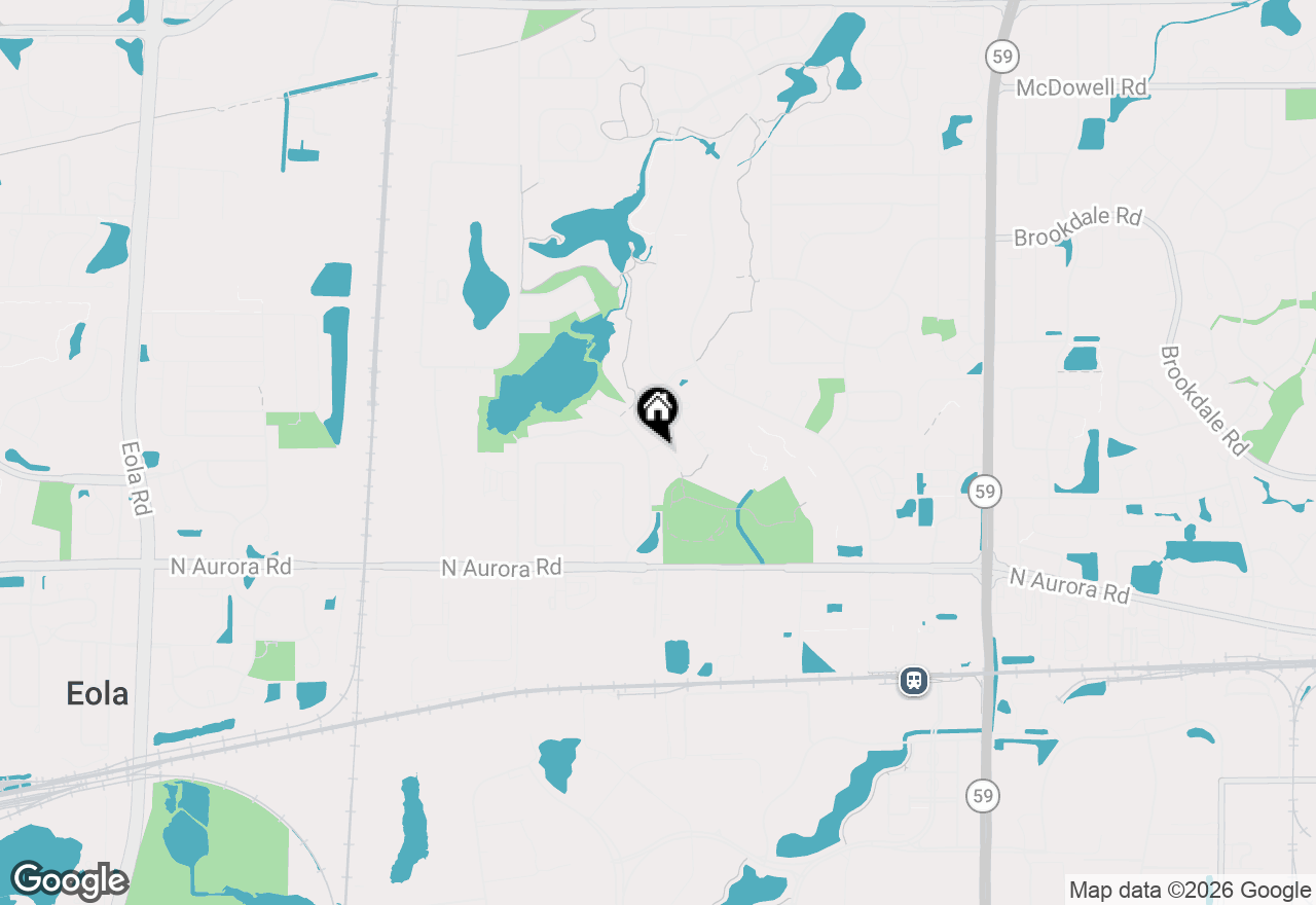 Map of 2378 Overlook Court, Naperville, IL 60563
