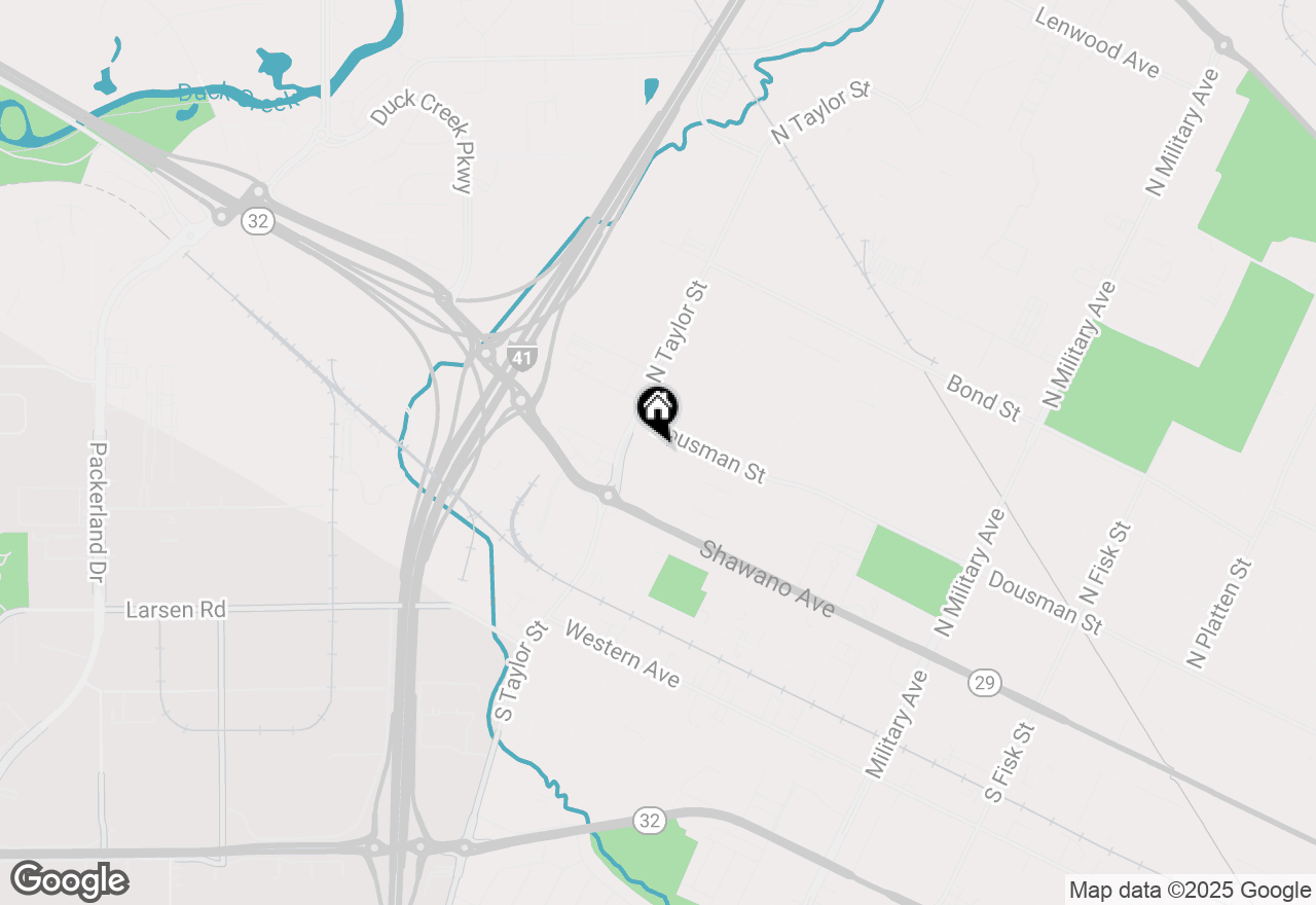 Map of 1858 Gary Ln, Green Bay, WI 54303