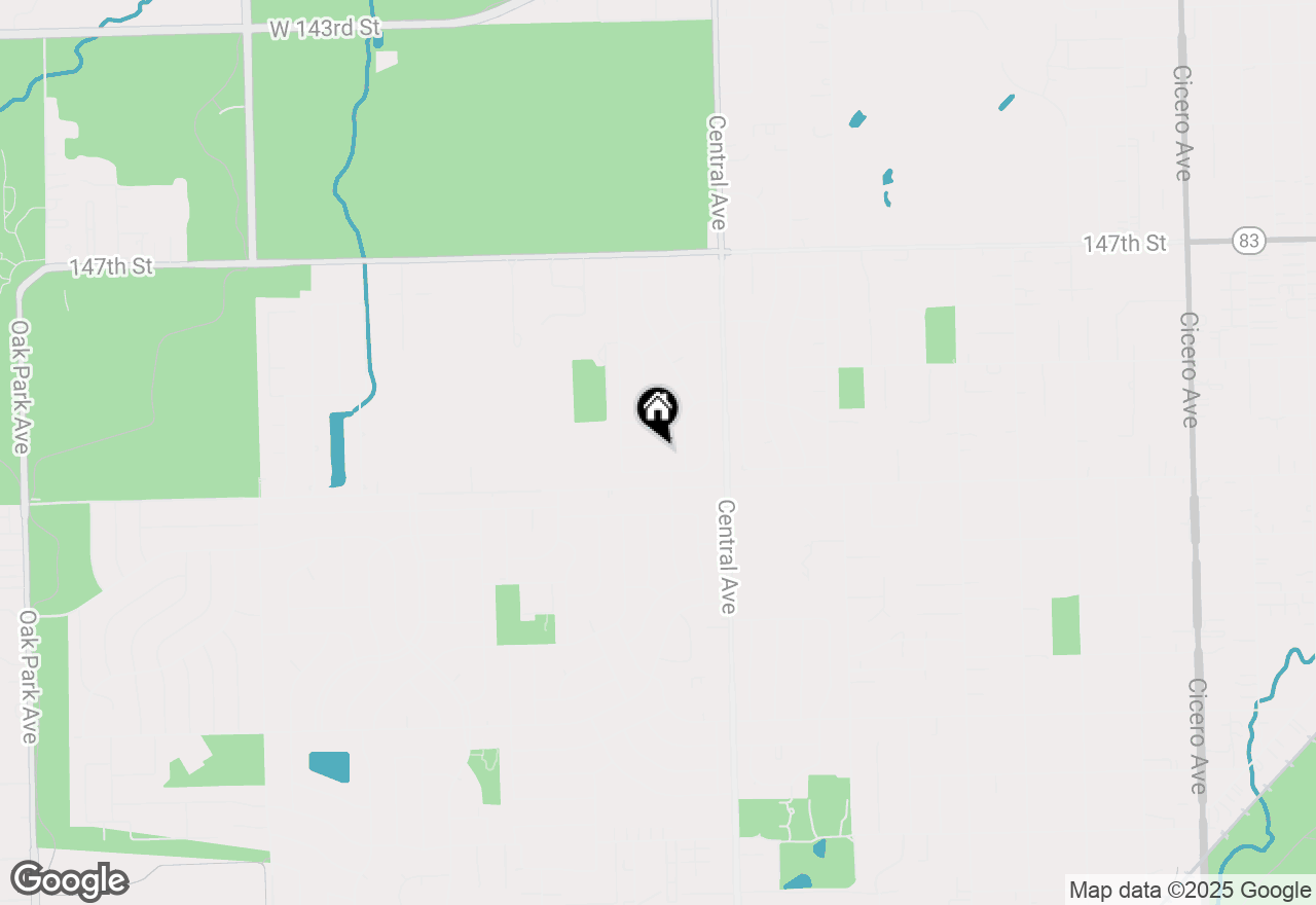 Map of 5737 150th Place, Oak Forest, IL 60452