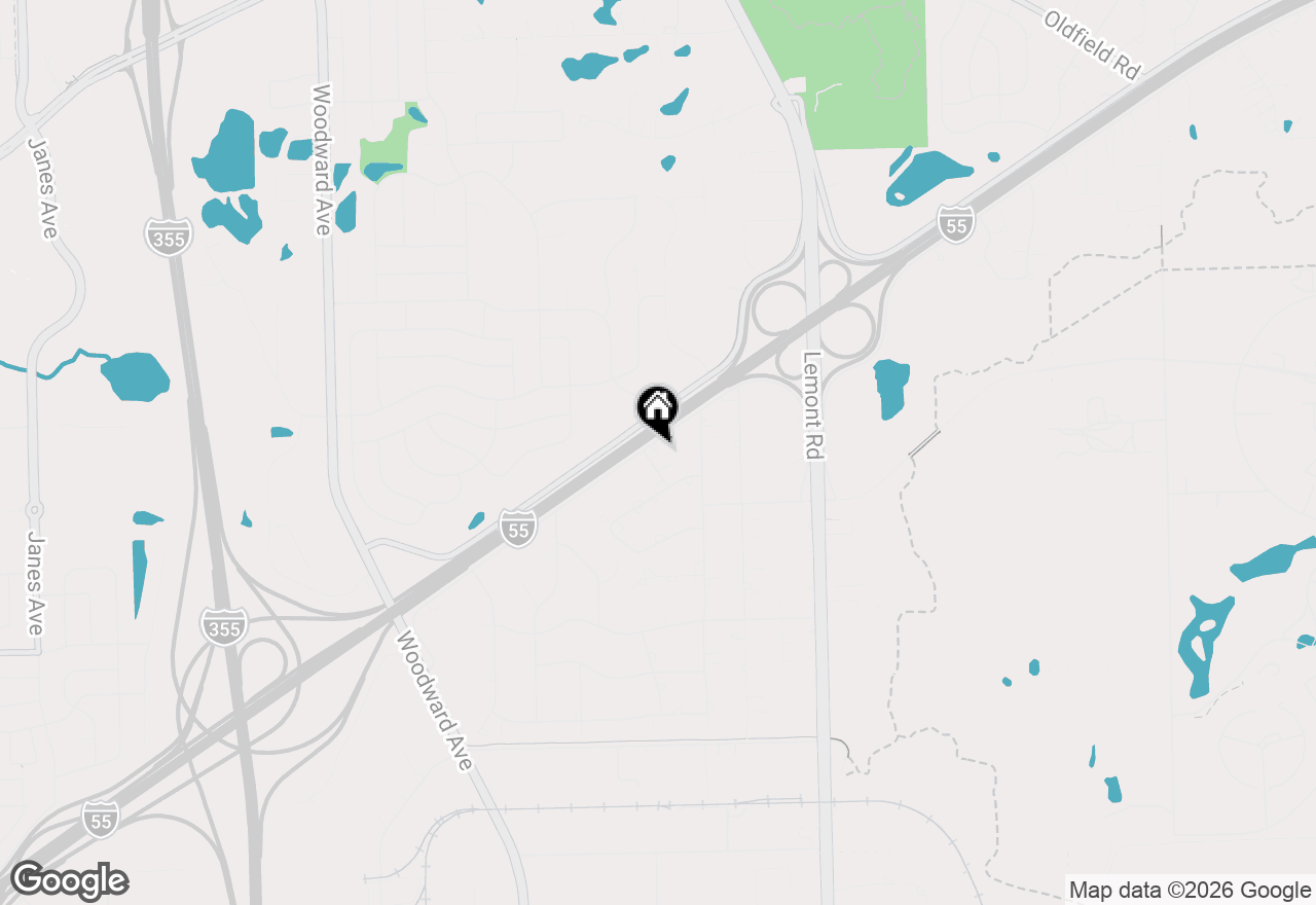 Map of 20W065 S Frontage Road, Lemont, IL 60439