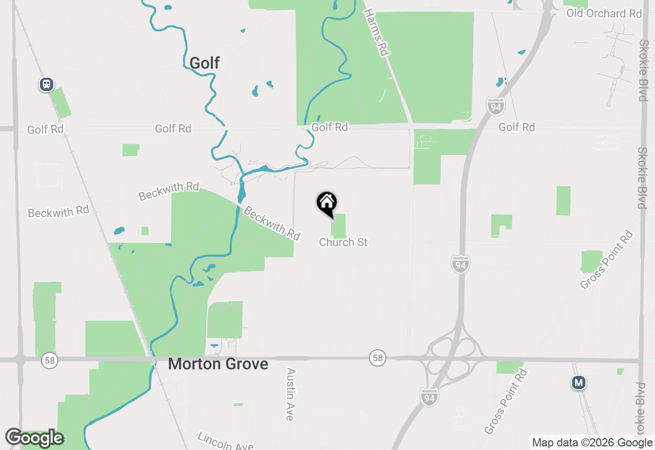Map of 9229 Marmora Avenue, Morton Grove, IL 60053