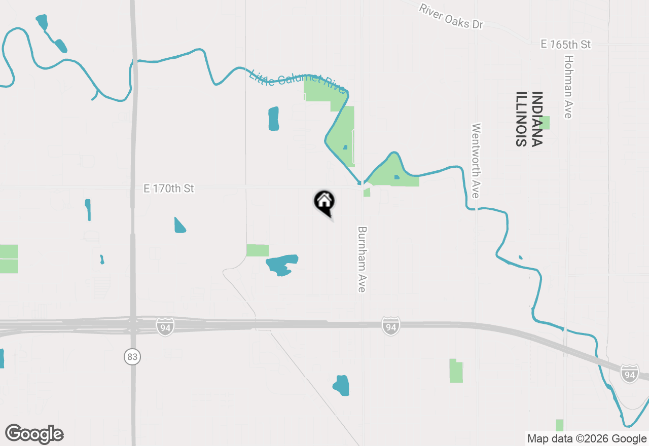 Map of 17115 Park Avenue, Lansing, IL 60438
