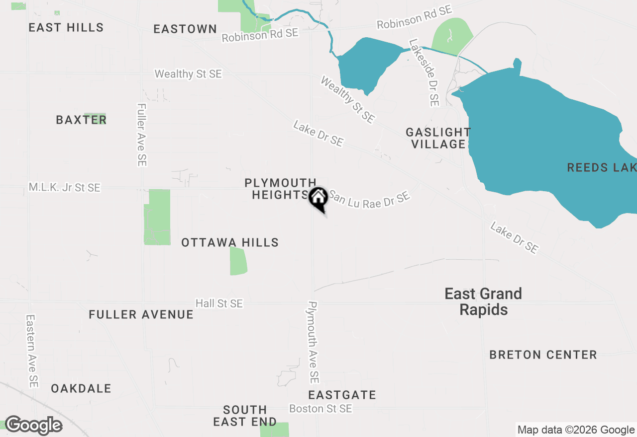 Map of 904 Plymouth Avenue Se, Grand Rapids, MI 49506