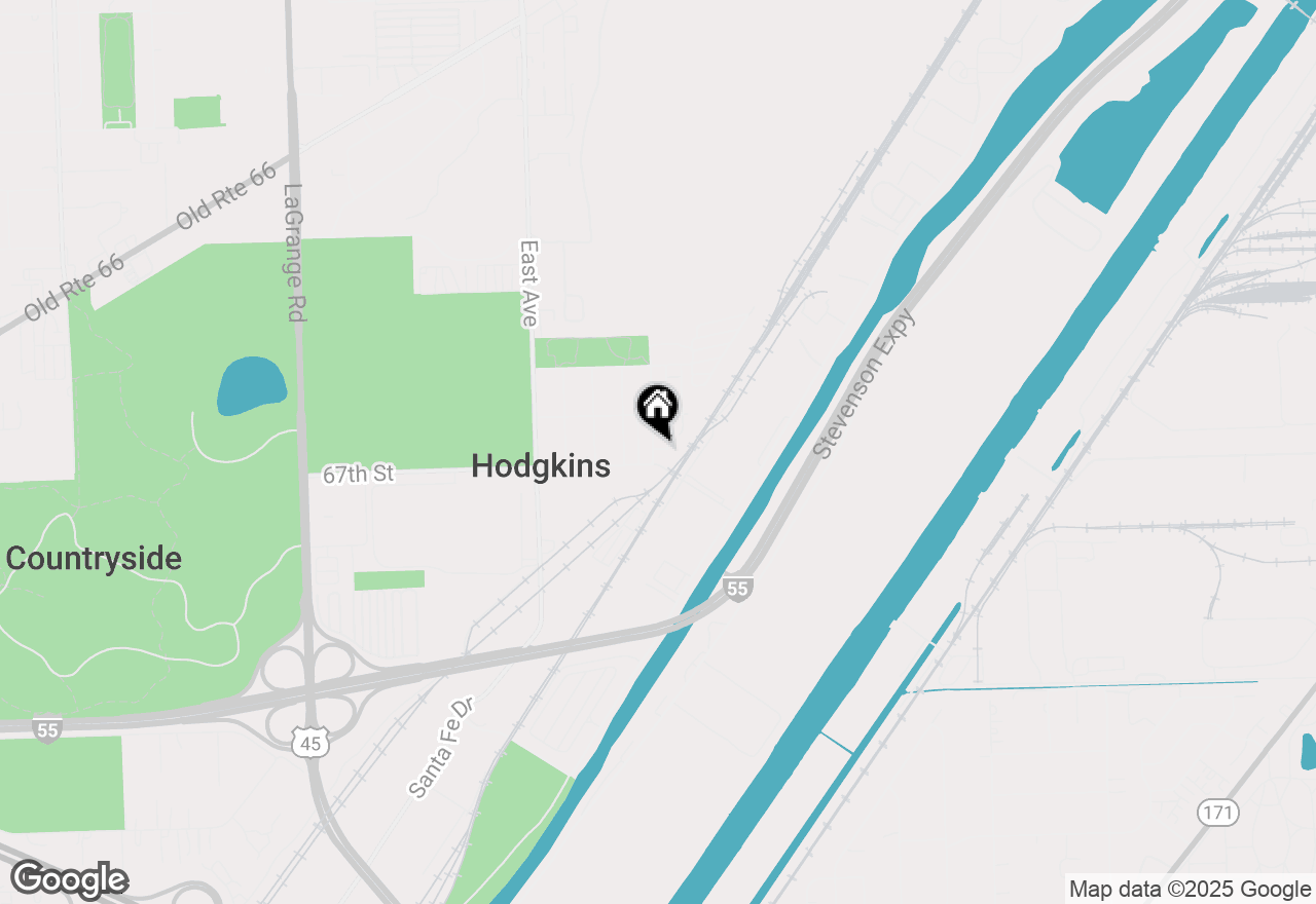 Map of 6615 Kane Avenue, Hodgkins, IL 60525