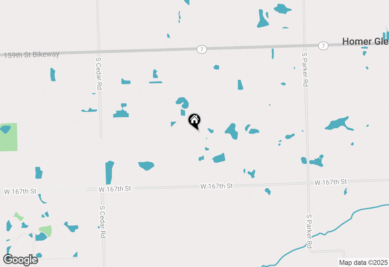 Map of 16343 S Downing Street, Lockport, IL 60441