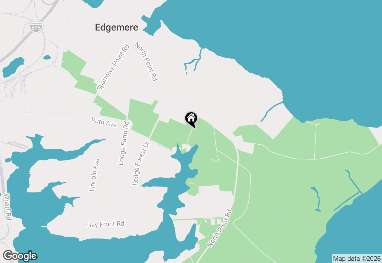 Map of 2926 Waterfront Way, Baltimore, MD 21230