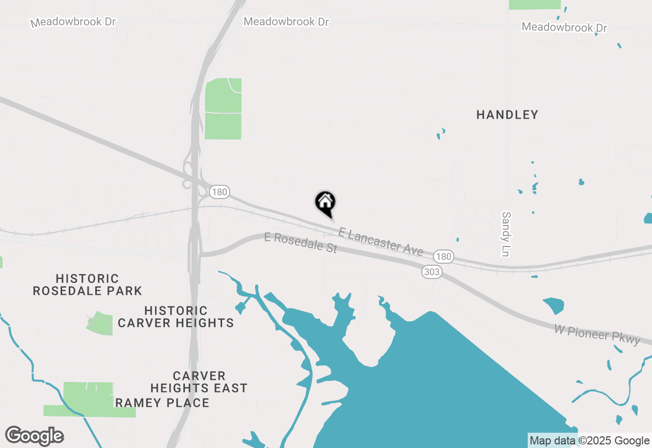 Map of 6825 E Lancaster Avenue, Fort Worth, TX 76112