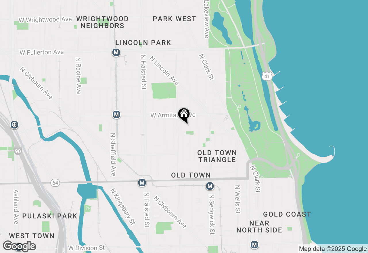 Map of 1904 N Mohawk Street #26, Chicago, IL 60614