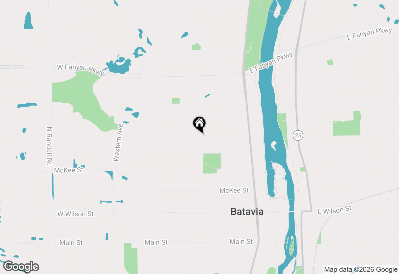 Map of 707 Maple Lane, Batavia, IL 60510