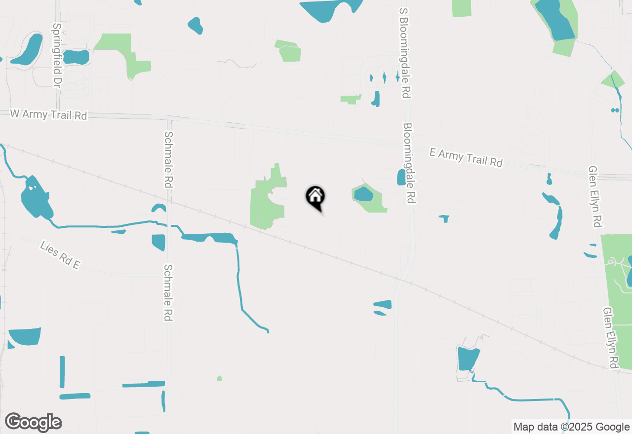 Map of 58 Stonefield Drive, Glendale Heights, IL 60139