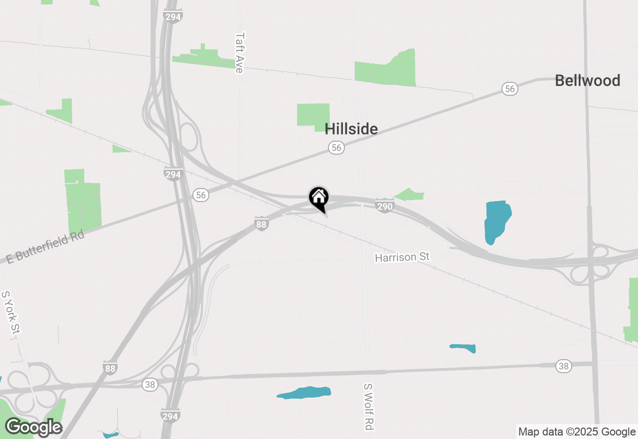 Map of 101 N Lind Ave, Hillside, IL 60162