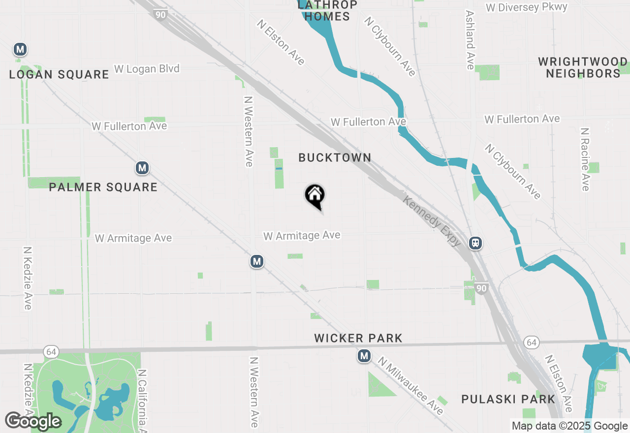 Map of 2147 W Dickens Avenue, Chicago, IL 60647