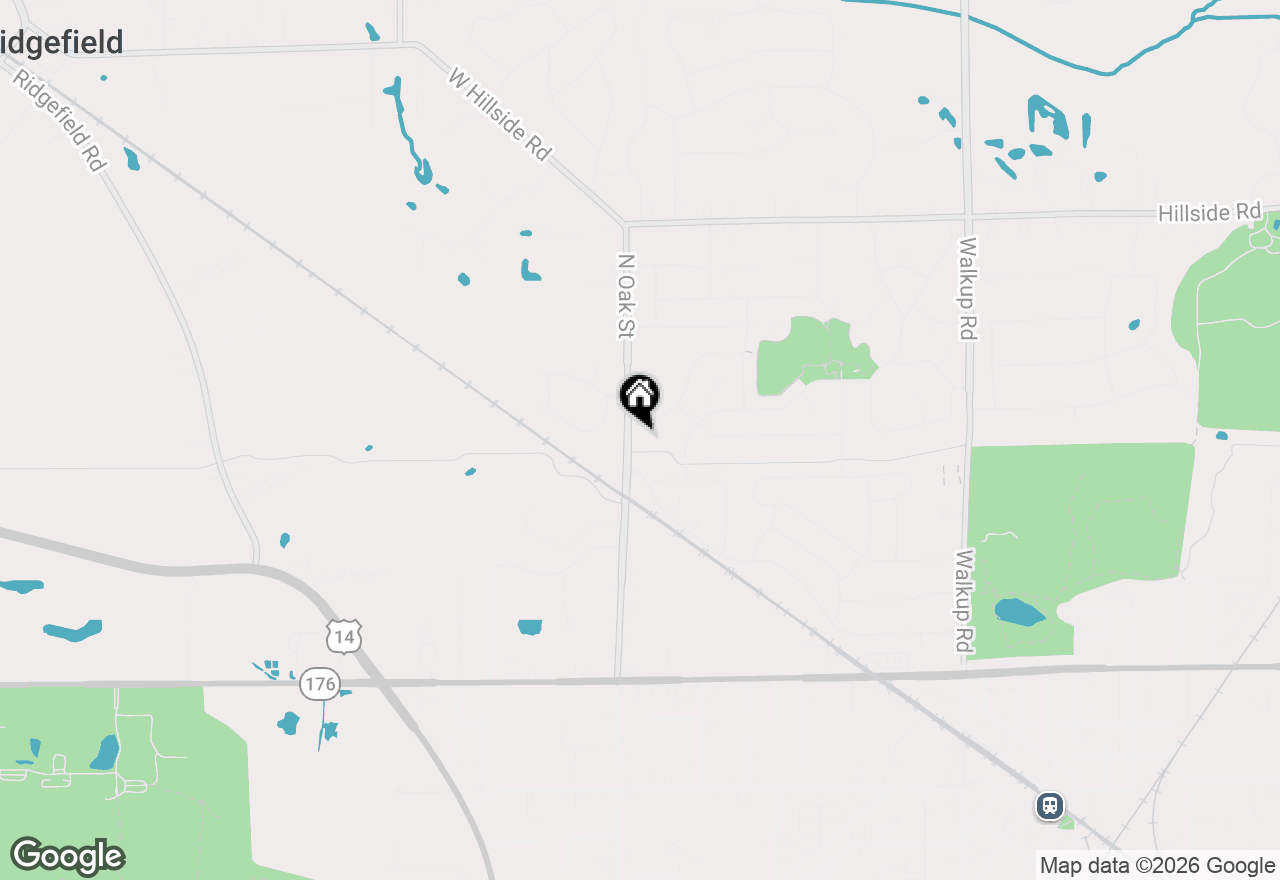 Map of 5016 N Oak Street, Crystal Lake, IL 60012