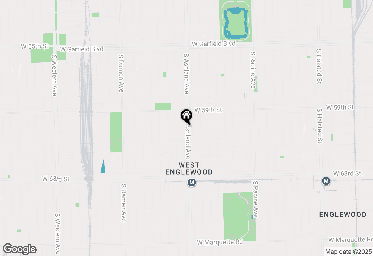 Map of 6000 S Ashland Avenue, Chicago, IL 60636