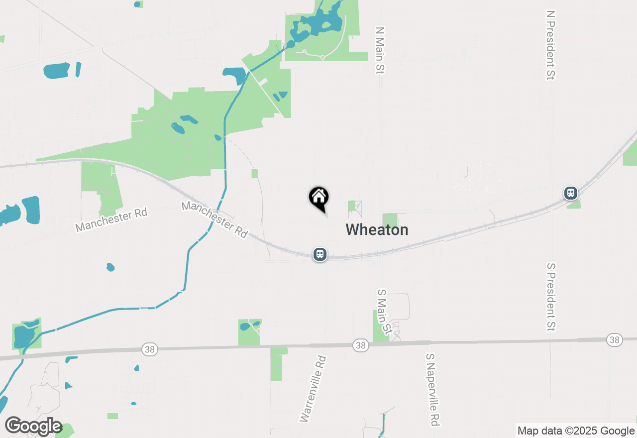 Map of 424 W Seminary Avenue, Wheaton, IL 60187