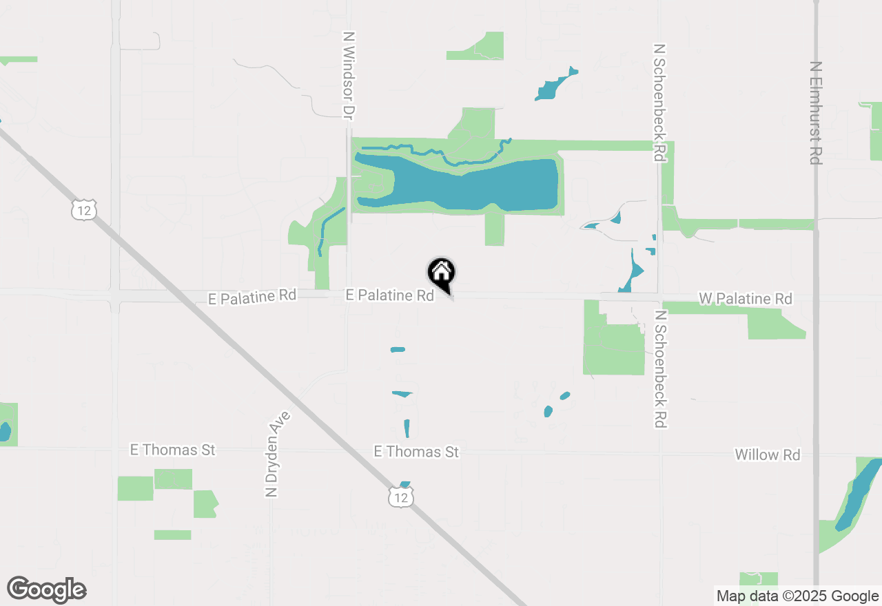 Map of 1816 E Robinhood Lane, Arlington Heights, IL 60004