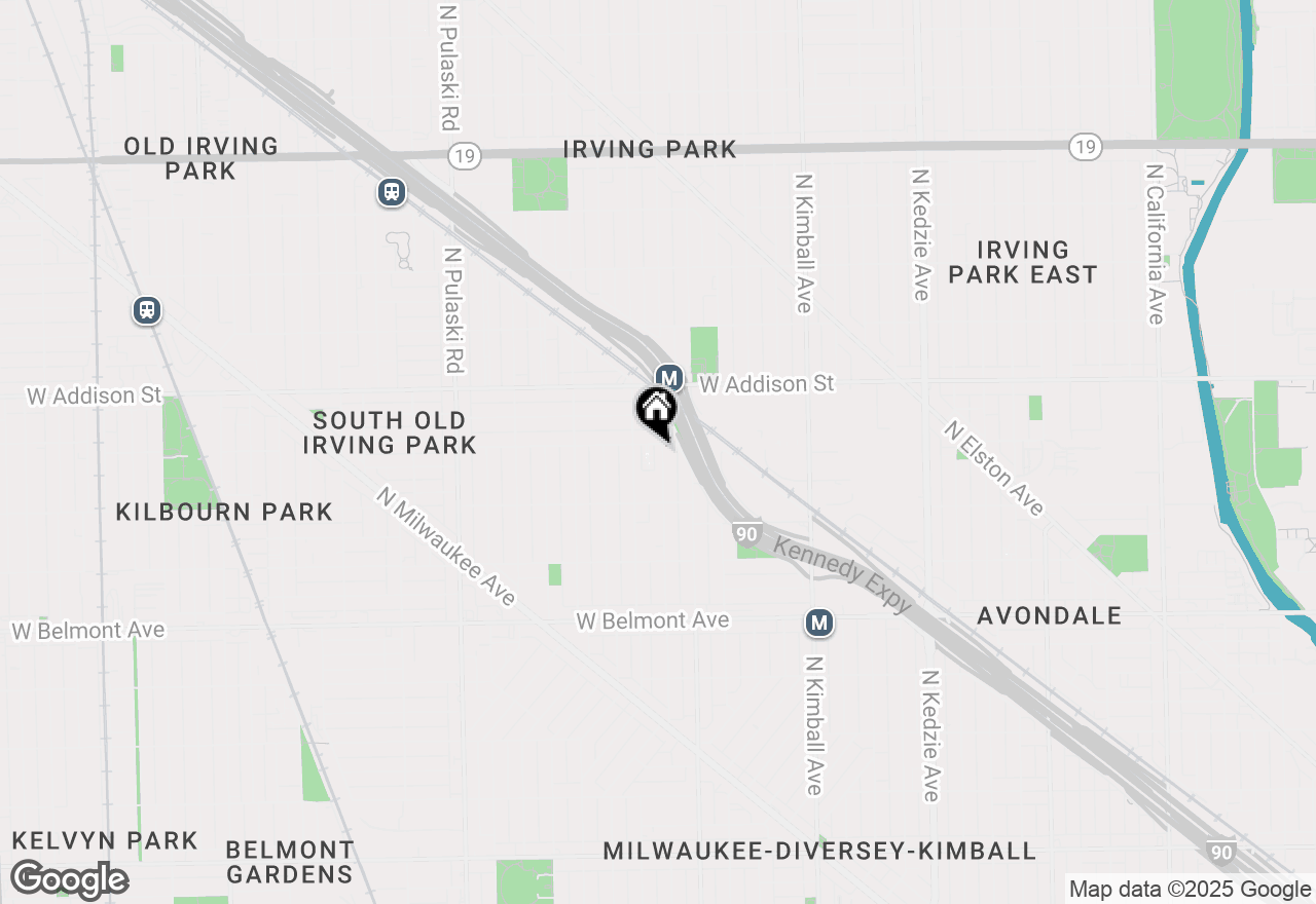 Map of 3452 N Monticello Avenue, Chicago, IL 60618