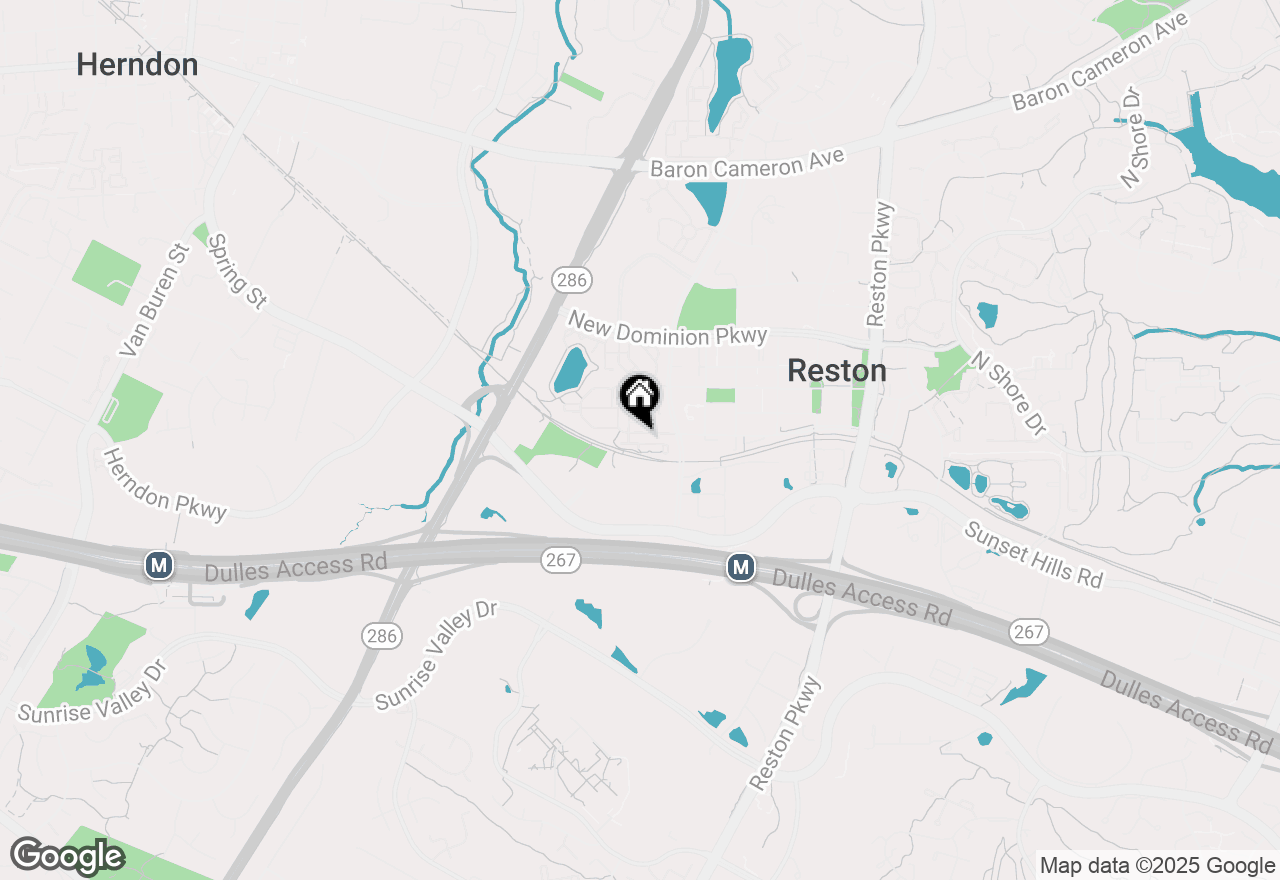 Map of 1934 Crescent Park Drive #28-A, Reston, VA 20190