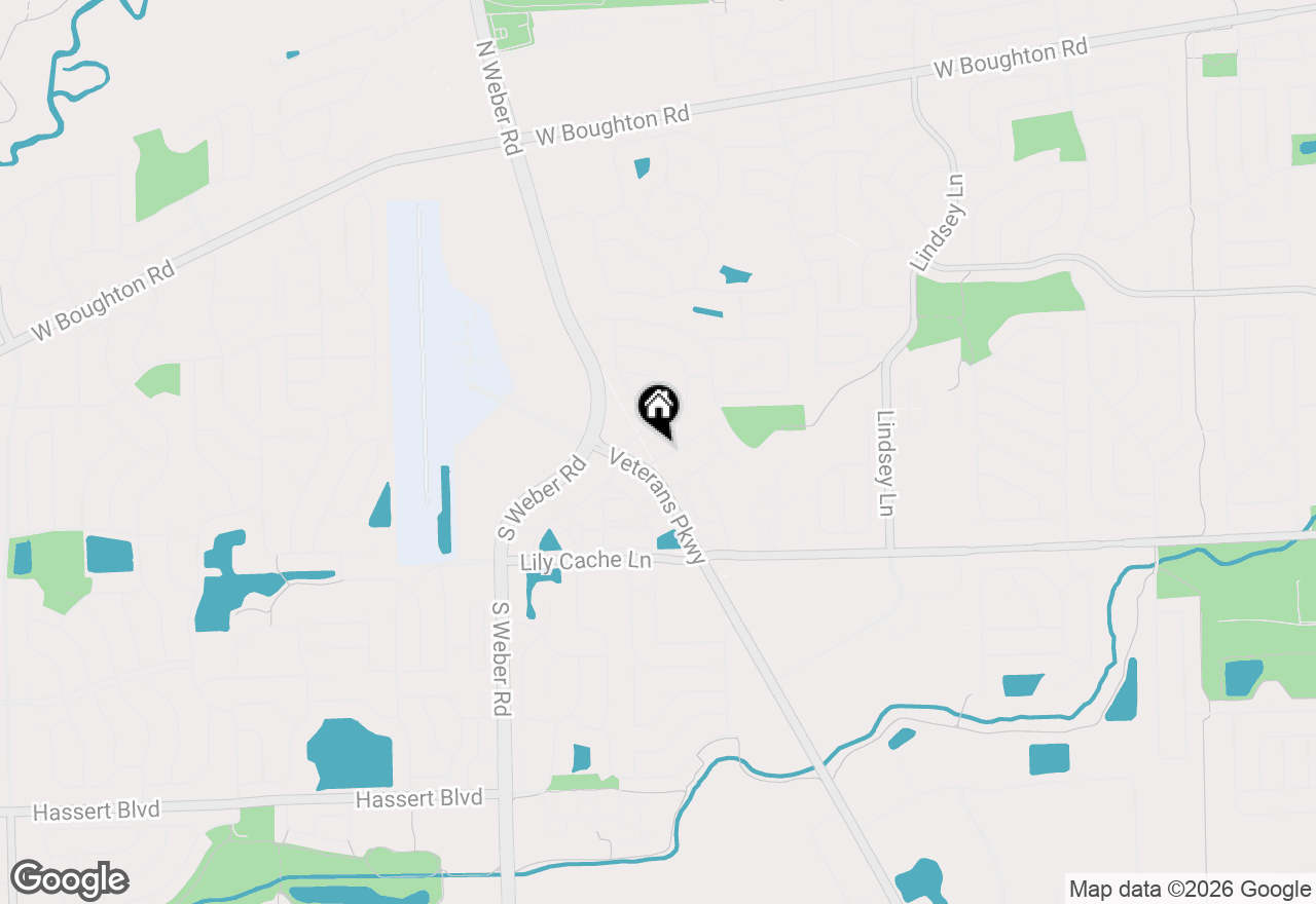 Map of 1162 Lily Field Lane #1162, Bolingbrook, IL 60440