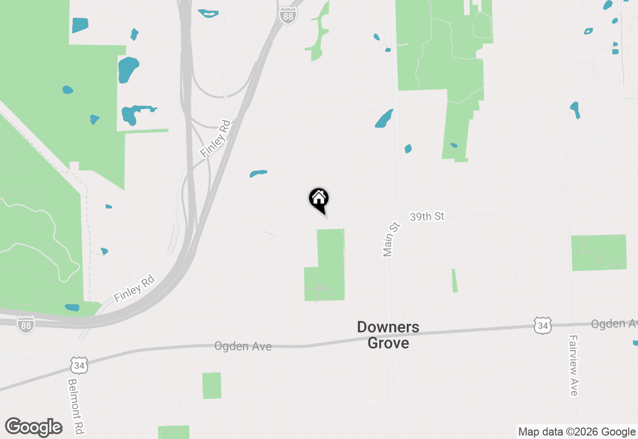 Map of (Address confidential), Downers Grove, Illinois 60515