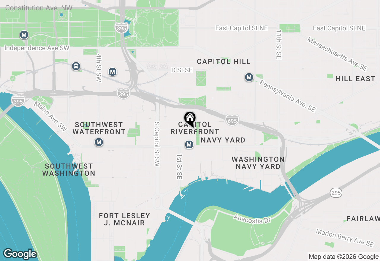 Map of 1000 New Jersey Avenue Se #UNIT 511, Washington, DC 20003