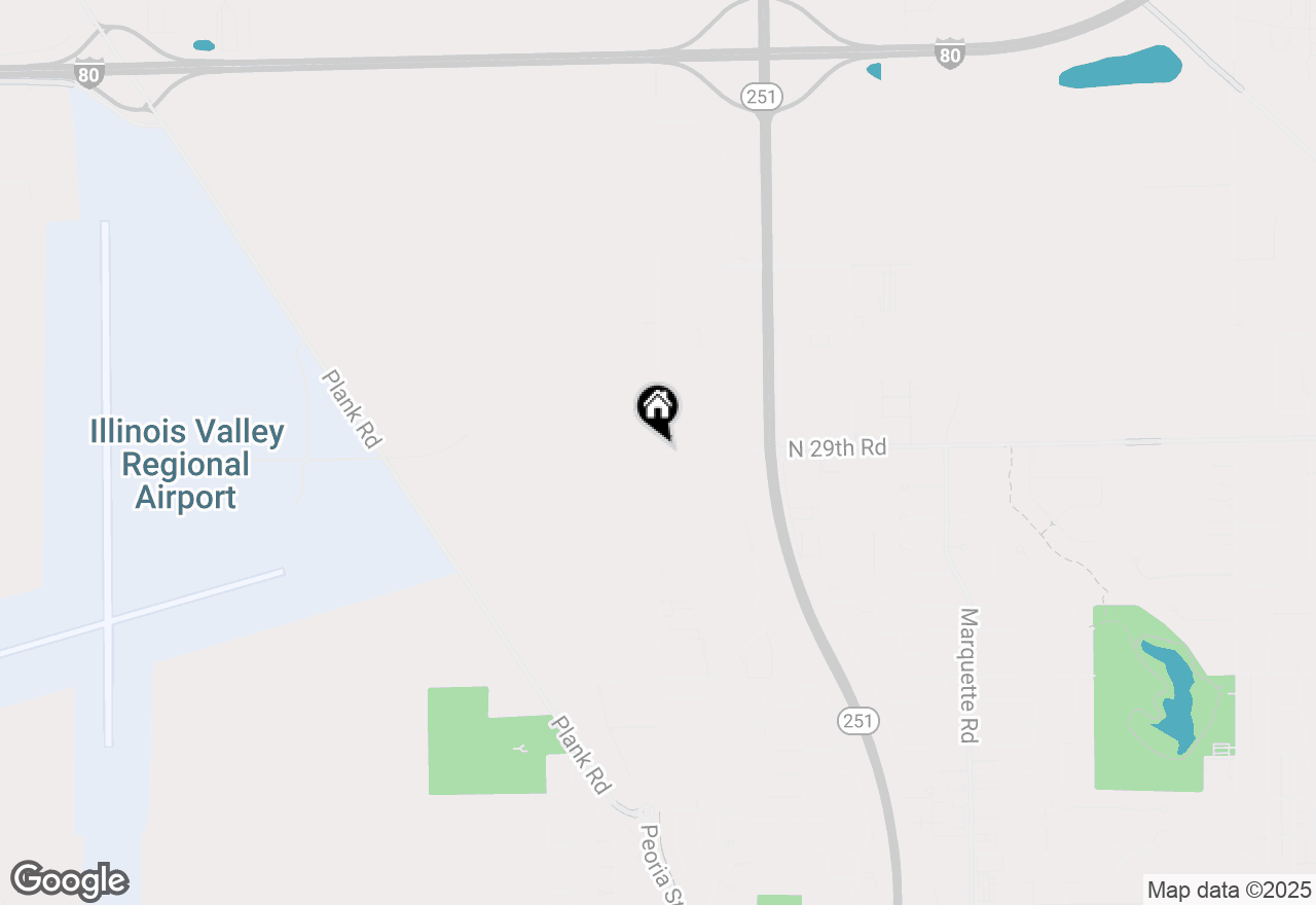 Map of Lot 1 Peoria & 36th Street, Peru, IL 61354