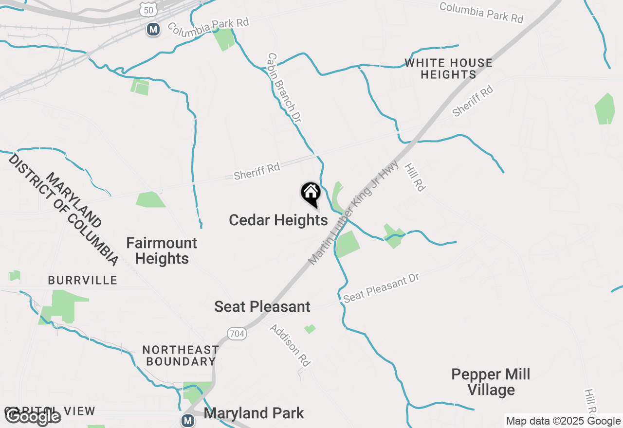 Map of 913 Flores Street, Capitol Heights, MD 20743