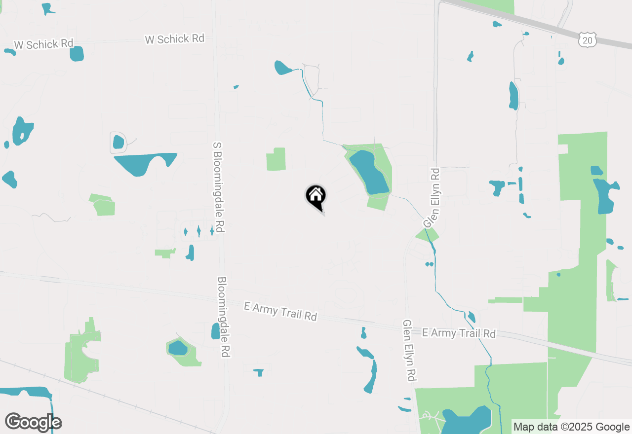 Map of 175 Royce Drive, Bloomingdale, IL 60108