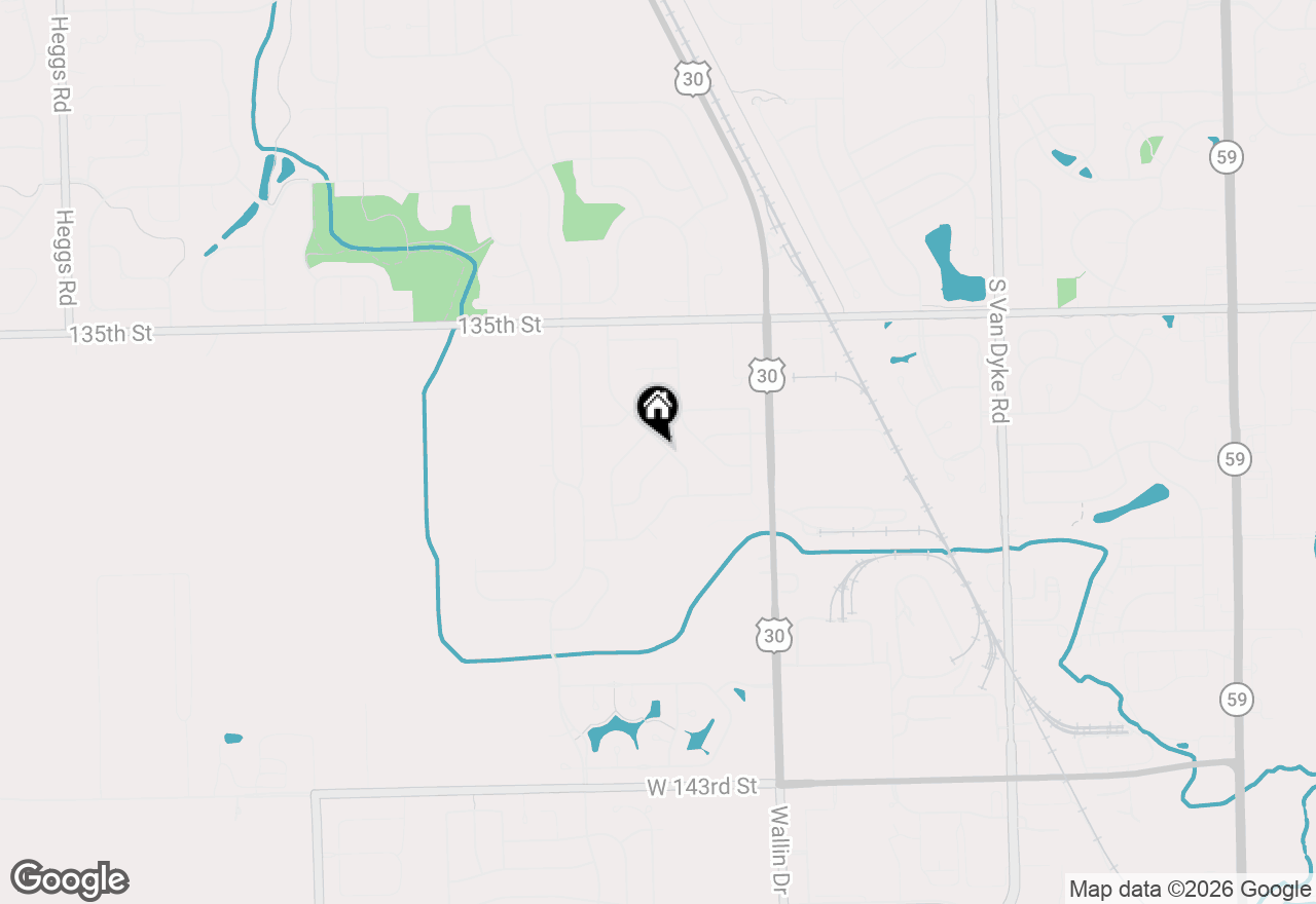 Map of 24960 Sandra Lane, Plainfield, IL 60544