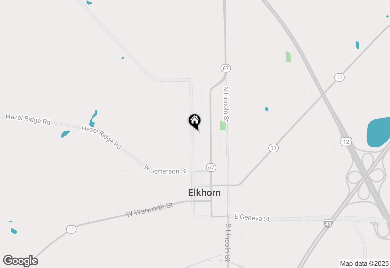 Map of 401 N Church St, Elkhorn, WI 53121